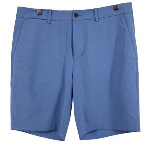 DRADDY Zac Short Men's Blue Mac Heather Golf Shorts Size 32 NWT Comfort